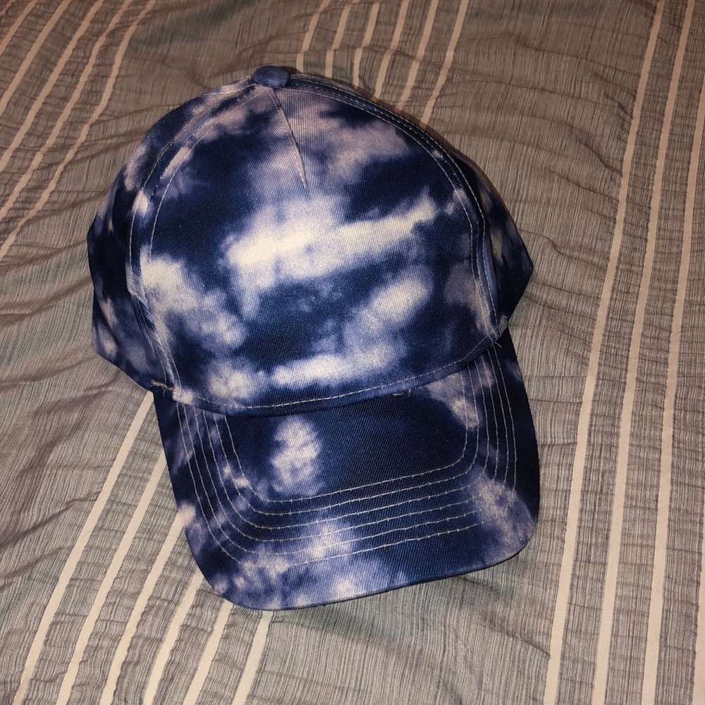 💜Blue Tie Dye Baseball Cap Adult OS NWOT💜